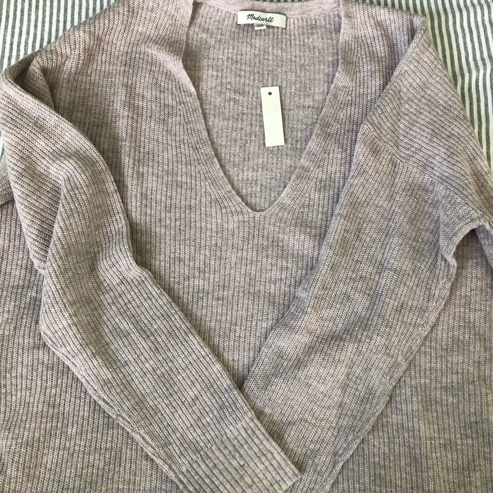 Madewell Warmlight V-neck Pullover Sweater